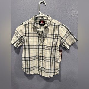 Boys Quicksilver Button Shirt - Size: L / 7